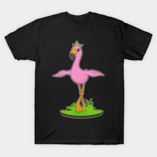 Flamingo Queen Crown T-Shirt